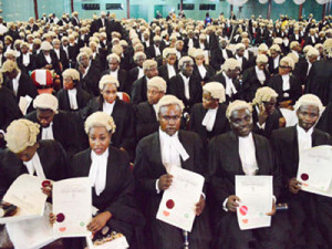 PIC. 2. A CROSS-SECTION OF SUCCESSFUL CANDIDATES AT THE APRIL AND MAY  2015 BAR FINAL EXAMINATIONS, DURING THE CALL TO THE BAR CEREMONY IN  ABUJA ON TUESDAY (20/10/15).  3724/20/10/2015/BJO/NAN