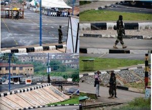 army at freedom park during osun election