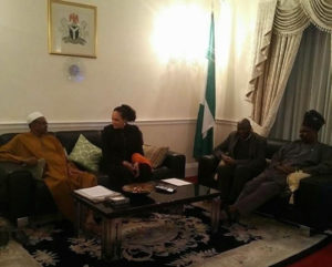 Buhari and Amosun in London