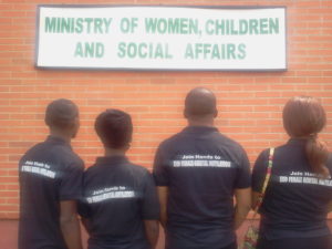 Members of Action Centre for Women Empowerment on advocacy visit to the Ministry of Women, Children and Social Affairs, Abere, Osun on the elimination of Female Genital Mutilation (FGM) in the state. 