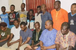 Arrested Yoruba suspects on Ile-Ife crisis