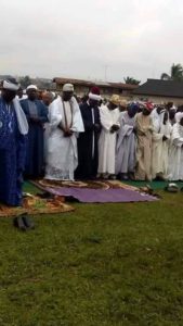 Ooni at the prayer ground 2