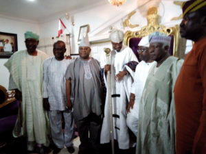 Ademola adeleke at Oluwo palace 