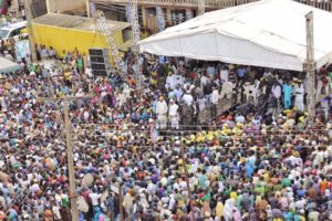 Crowd at Ejigbo 