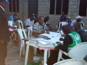 Osun West by-election collation centre 