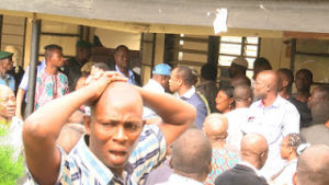 OAU workers protest in Ede
