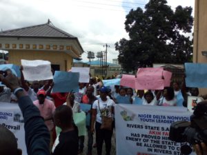 Protest against SARS IN RIVERS