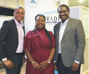 Facilitator and General Manager, Training and Human Resources, Federal Airport Authority of Nigeria, FAAN Mr. Nath McAbraham-Inajoh (right); a Resource person, Mrs. Abisoye Elemi (middle); and a Procurement Analyst at Newrest ASL, Mr Olukayode Oke.