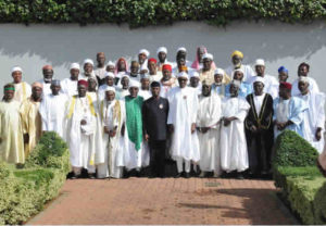 Buhari with Muslims 