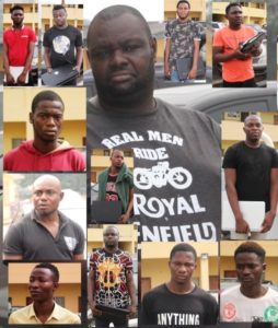 All the Yahoo suspects Arrested By EFCC In Lagos And Abeokuta