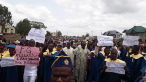 Christians protest in jos