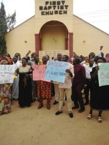 Christians protest in jos