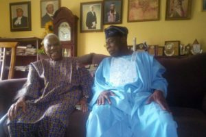  Pa Reuben Fasoranti And Chief Olusegun Obasanjo