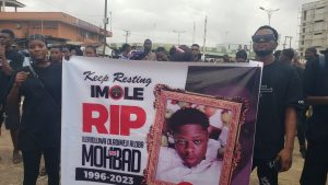 Mohbad: Ogun Youths Stage Protest, Demand Justice [Photos]

