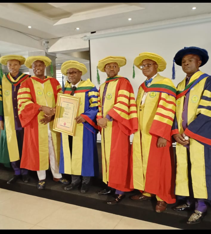 CAN Chairman Inducted As A Doctoral Fellow Of ILMMD