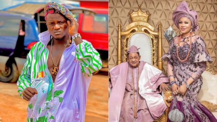 'If The Alaafin Wasn’t Dead, You Wouldn’t See Me with Her', Portable Opens Up on Dating Late Alaafin Of Oyo’s Wife, Queen Dami