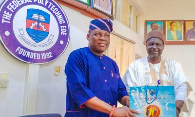 Senator Oyewumi Pays Courtesy Visit To Federal Polytechnic Ede, Assures Maximum Support