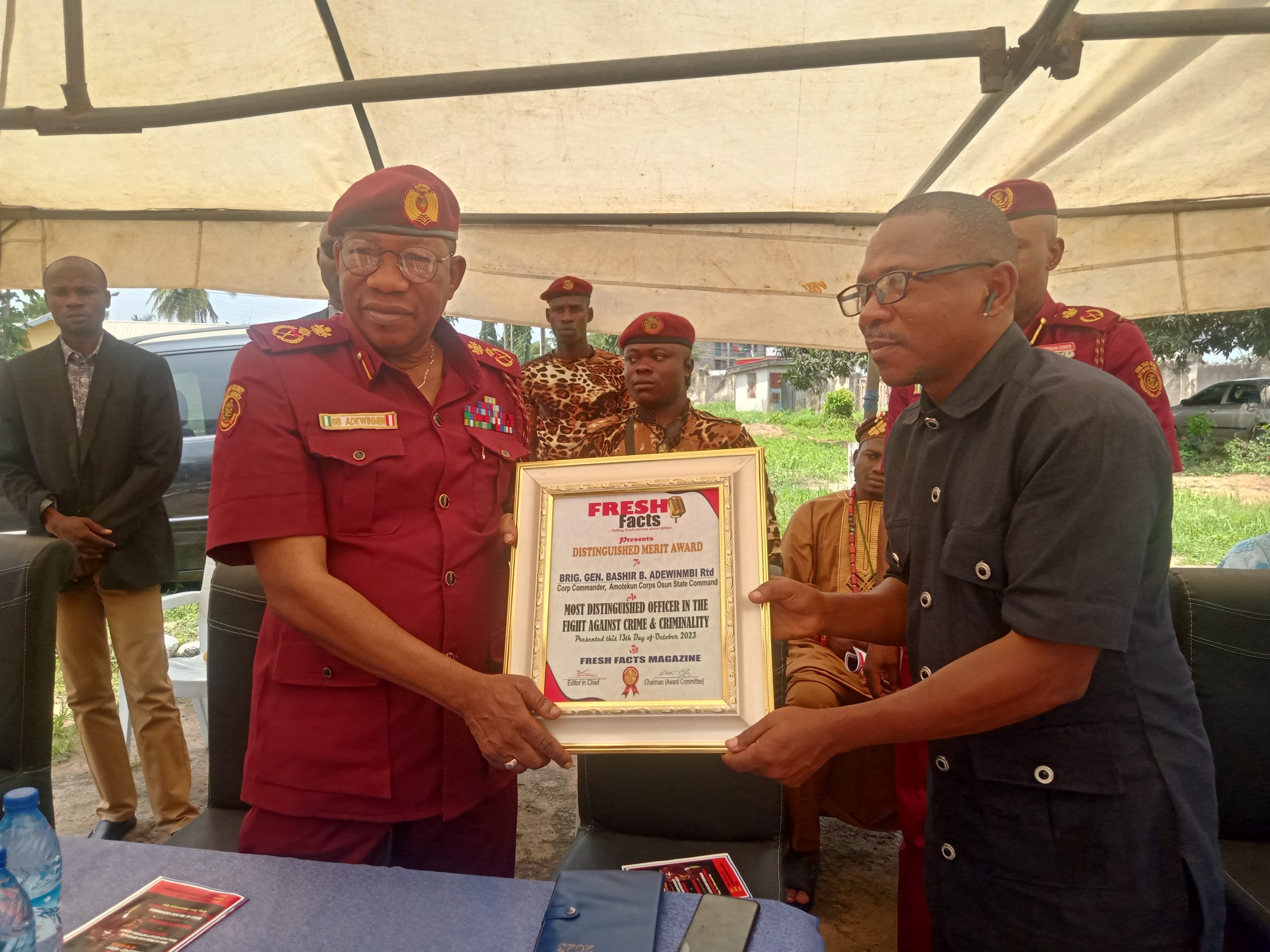 Best Security Service: 10 Osun Amotekun Officers Receive Merit Awards