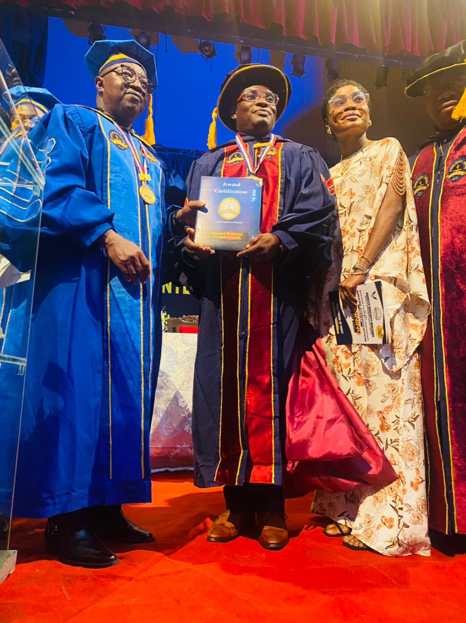 Encomiums As Odeyemi Bags Honorary Doctorate Degree From Anointed University, South Africa