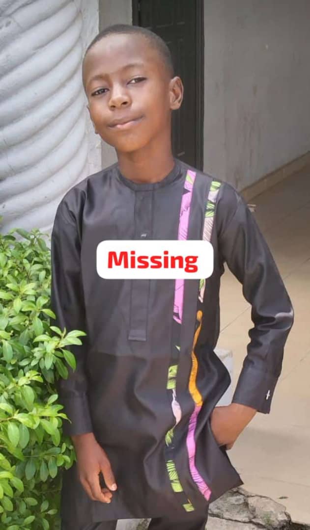 Update: Missing 12-year-old Boy, Samuel Oladimeji Found Uninjured