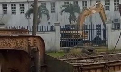 Breaking: Rivers Govt Demolishes House Of Assembly Complex