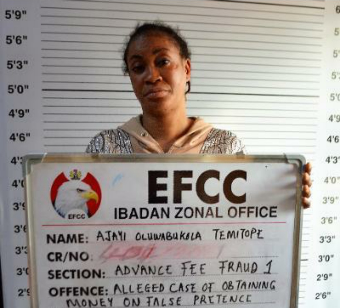 EFCC Arraigns Ibadan Business Woman Over Alleged N58m Fraud