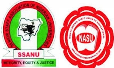 FLASH: SSANU, NASU Declare 7-Day Warning Strike