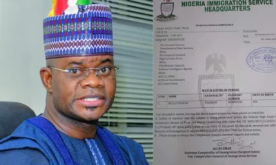 Alleged N80bn Fraud: Immigration Places Yahaya Bello On Watchlist
