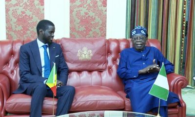 JUST IN: Tinubu Welcomes Senegal President Faye In State House