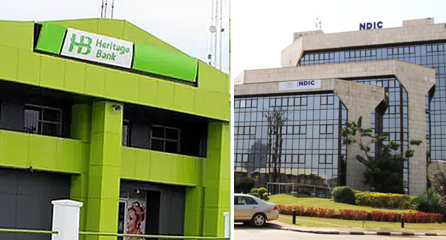 99% Of Heritage Bank Depositors Have Total Balances Of Less Than N5m – NDIC