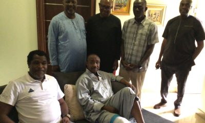 Obi Visits Injured Babangida, Ex-super Eagles' Player