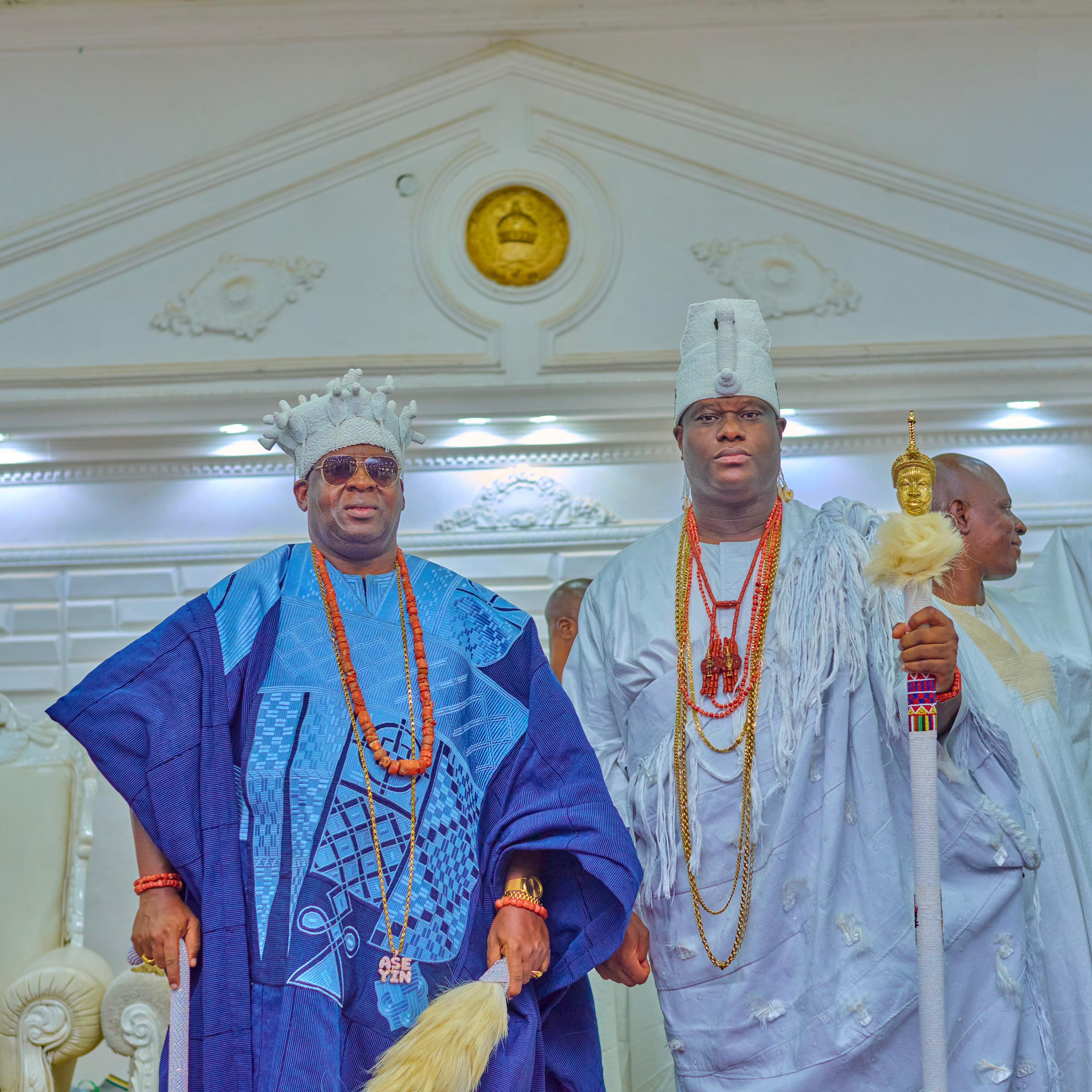 Aseyin Visits Ooni, Says Son Has Come Home To See His Father