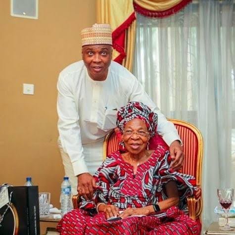 Ex-Senate President, Bukola Saraki Loses Step Mom