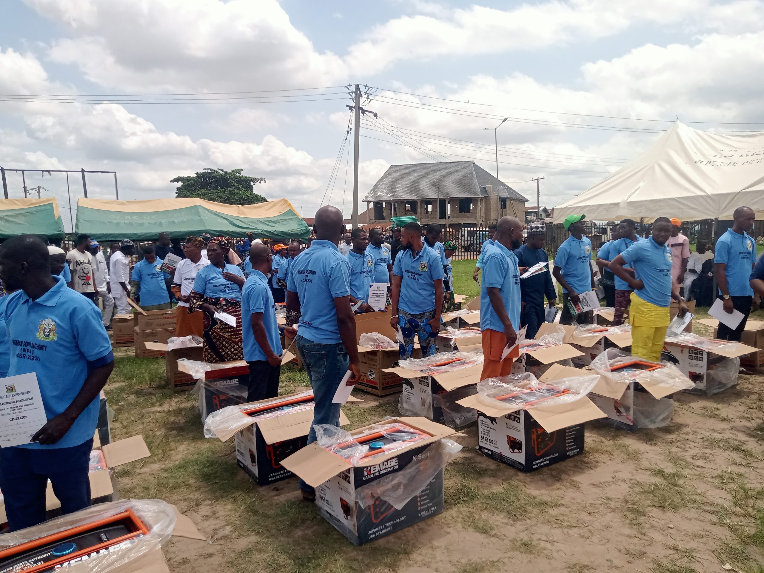 NPA Director, Lekan Badmus Empowers Osun Artisans, Distributes Generators