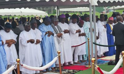Tinubu Joins Muslim Faithful To Mark Eid-El-Kabir In Lagos
