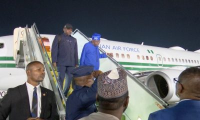 Tinubu Returns To Abuja After Three-Day Visit To Equatorial Guinea