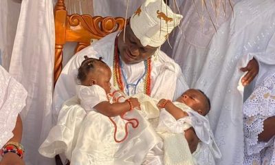 Jubilation As Ooni Receives Twins