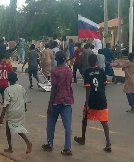 Zamfara #EndBadGovernance Protesters Call For Russian Intervention To Rescue Nigerians