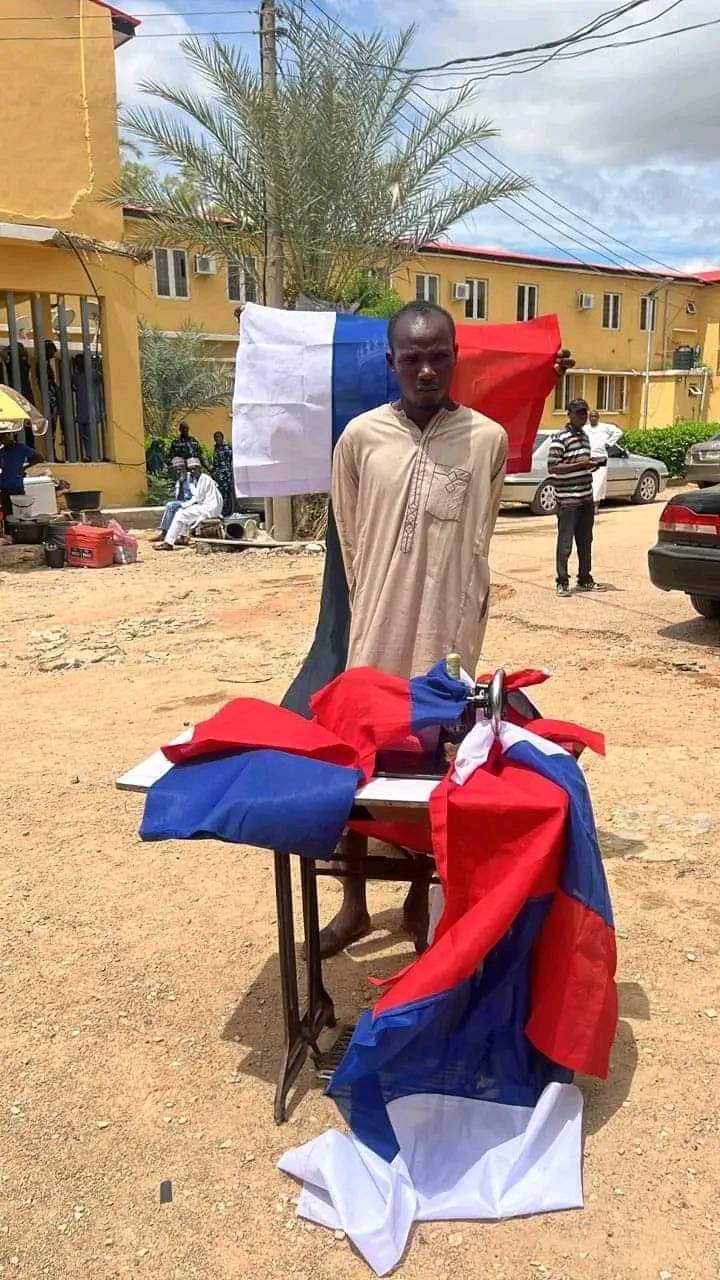 Breaking: Chief Russian Flags Tailor Arrested In Kano