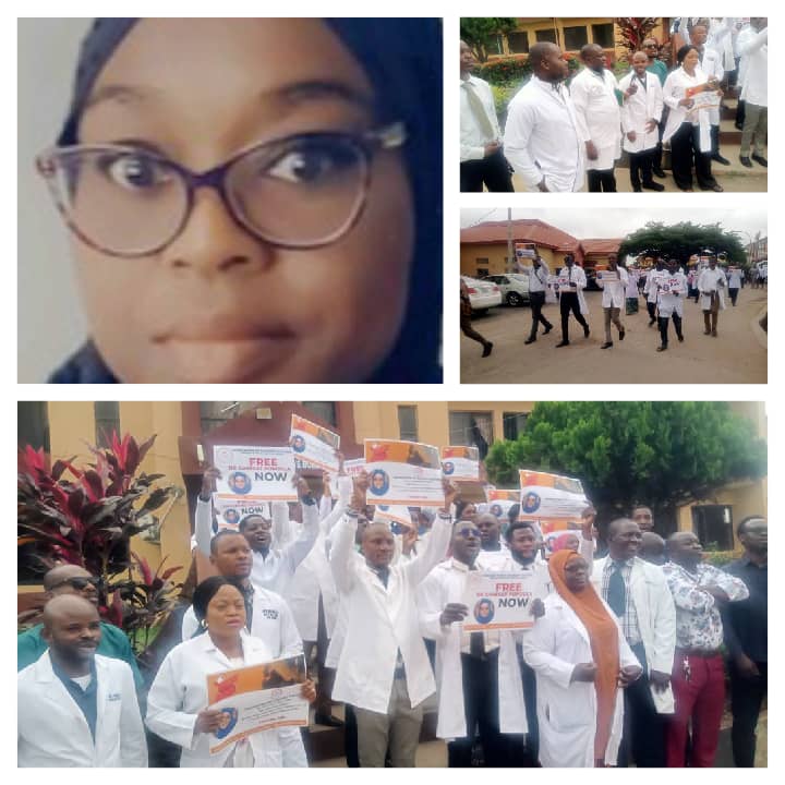 Residents Doctors Protest in Osun over prolonged colleague abduction