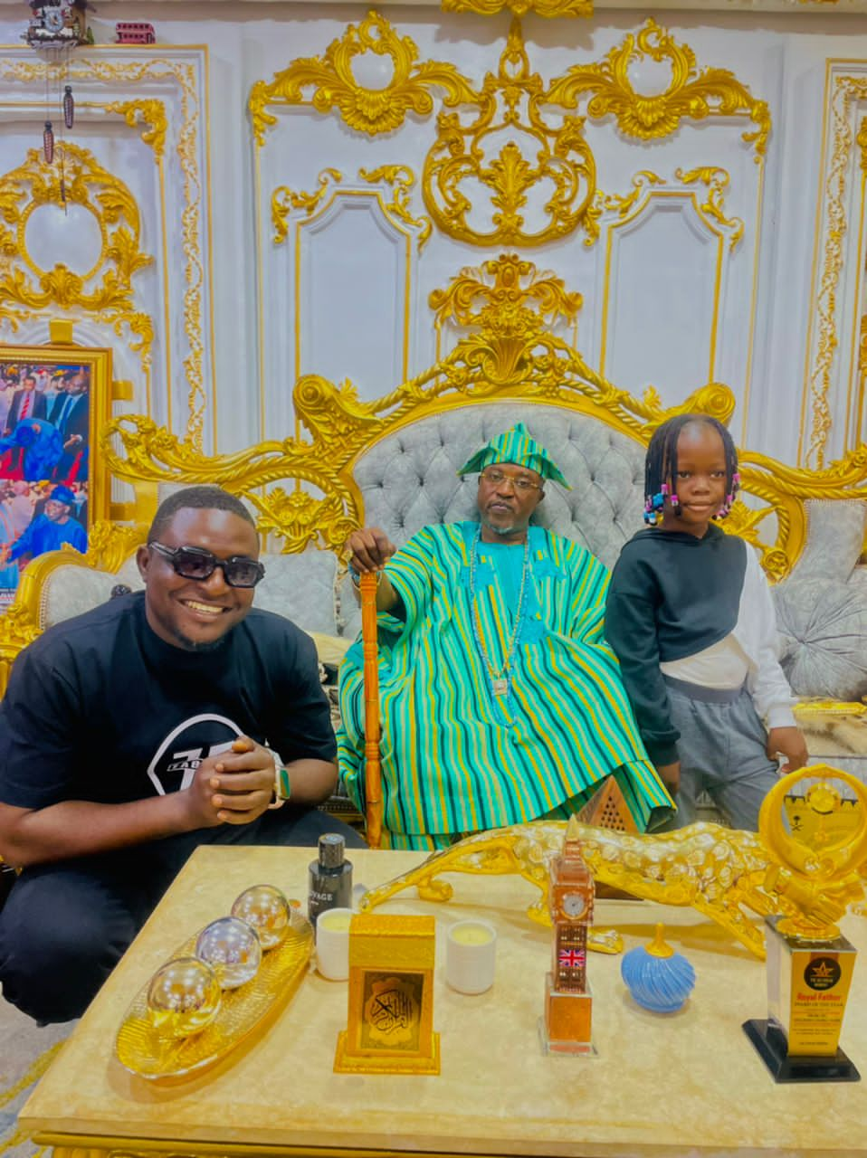 Oluwo Commends, Endorses 6-Year Old Iwo Born Comedian, Rihannat