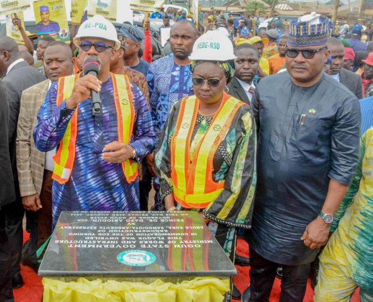 Gov Abiodun Breaks 21-Year Jinx, Flags Off Construction Of 70km Abeokuta-Ota-Lagos Road