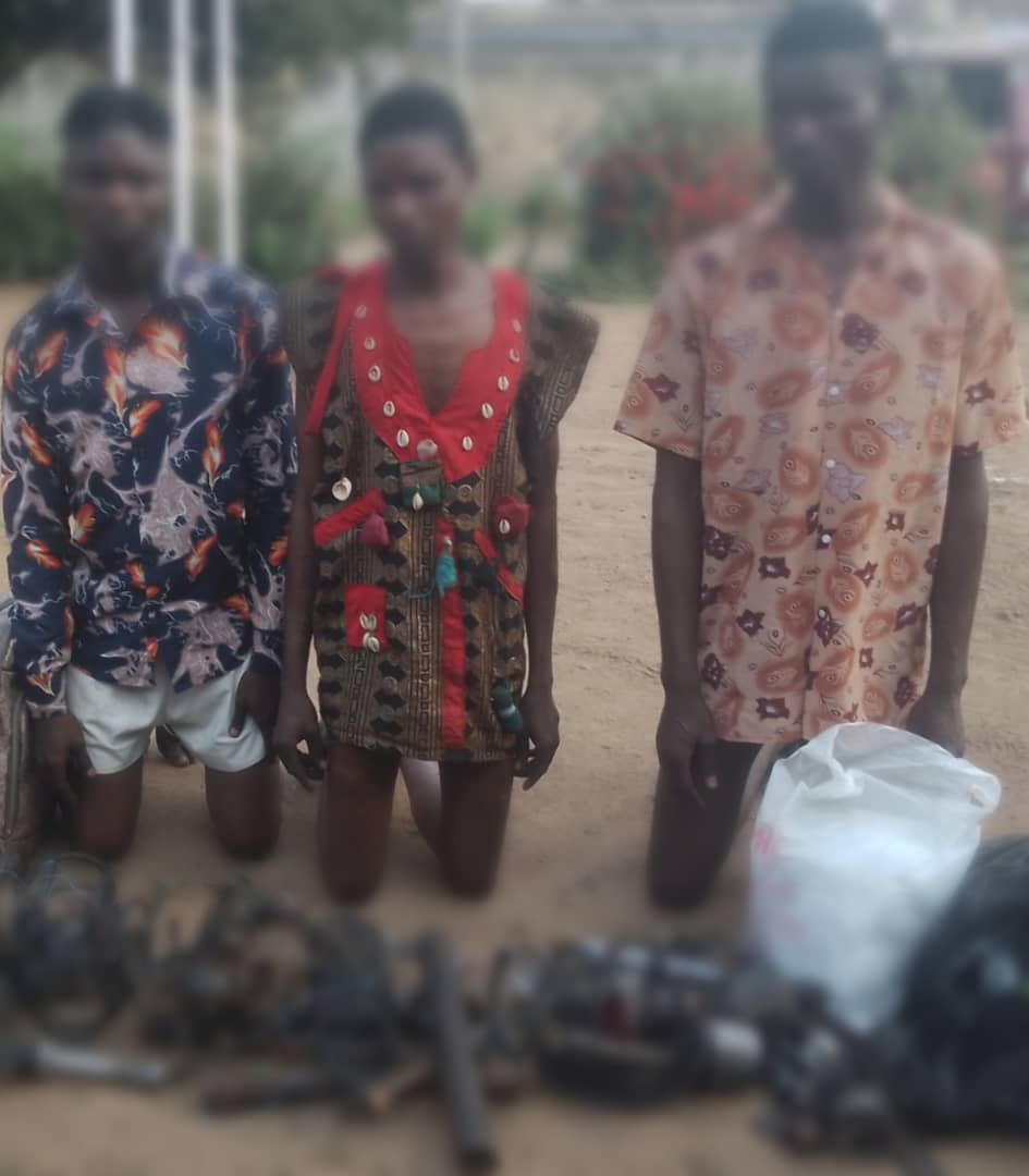 Osun Amotekun: Three Arrested For Allegedly Stealing Spare Parts