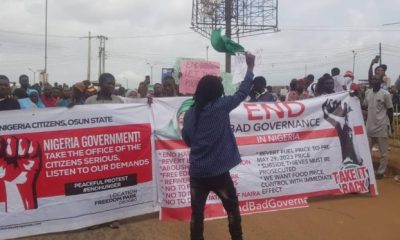 Protest Day 3: Osun Youths Call On Tinubu To Address Nigerians