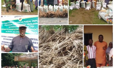 OYO-CARES: Oyo Farmers Get Agric Inputs As Council Bosses Hail Makinde