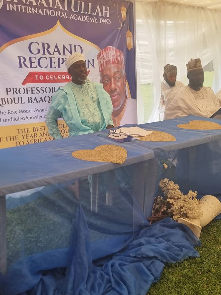 Osun School Holds Reception In Honour Of Professor Elkhidr Abdul Baaqi Muhammad