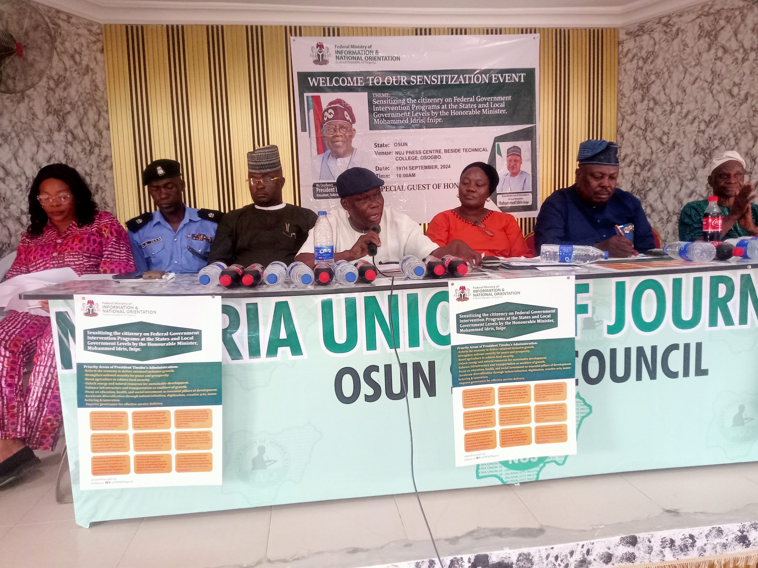 Subsidy Removal: Federal Ministry Of Information Sensitises Osun Residents On FG Intervention Programmes