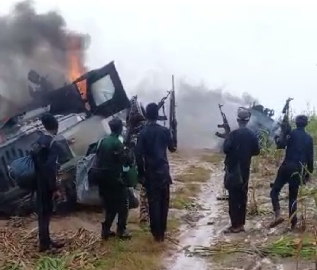 Why troops abandoned combat vehicles set ablaze by terrorists in Zamfara'