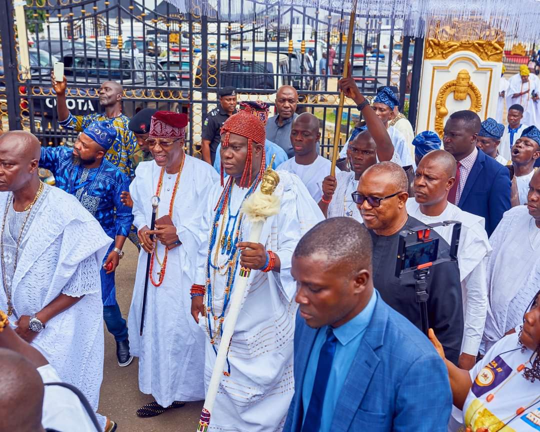 Ooni@50: Afenifere On A Congratulatory Visit To The Ooni, Pledges Support On Yoruba Unity