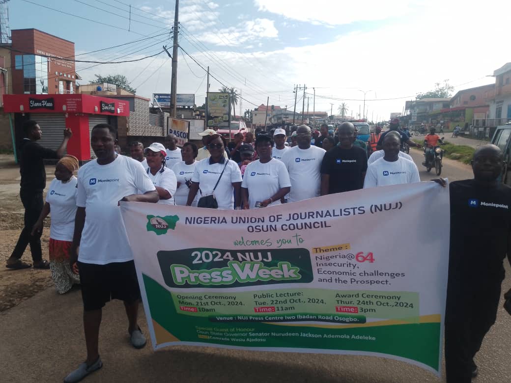 Osun NUJ Press Week: Journalists Urged To Engage In Regular Exercise